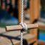 Spielplatz Seil mit Holzgriff für Kletterwand im Gigantic Spielplatz mit Spieltürme, Kletterwand, Tu