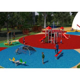 Metallspielplatz für Kinder 1+ und 3+_2136