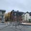 Spinnennetz Klein – Kletternetz auf einem modernen Spielplatz mit Gummibelag