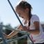 Spinnennetz Klein – Kletternetz aus Seilen für Kinderspielplatz