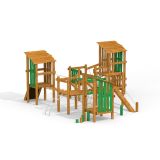 Dschungel Station Klettergerüst mit Spieltürme