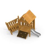 Tambora Spielhaus mit Rutsche