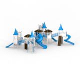 Winterzitadelle Spieltürme mit Spiralrutschen