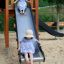Windsor Spielanlage mit Rutschen - robusti Holz-Spielplatz mit Rutschbahn für Chind und Familie.