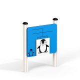 Puzzlespielwand Pinguin