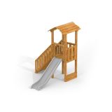 Spielturm Logo mit Rutsche Uvala