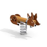 Damhirschkuh Federwippe