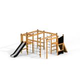 Gorilla Klettergerüst mit Rutsche