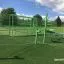 Balancier Spielplatz Netz zum Balancieren und Klettern auf grünem Spielplatz