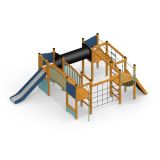 Tarzan Klettergerüst mit Tunnel