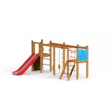 Zebra Klettergerüst mit Rutsche