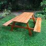 Miniaturka Larchwood Table & Bench (10)